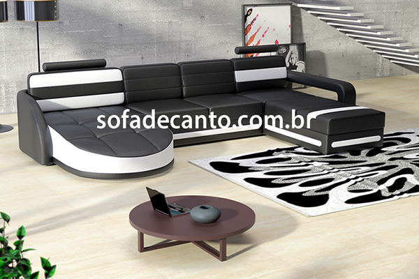 sofás em u pequeno promoção