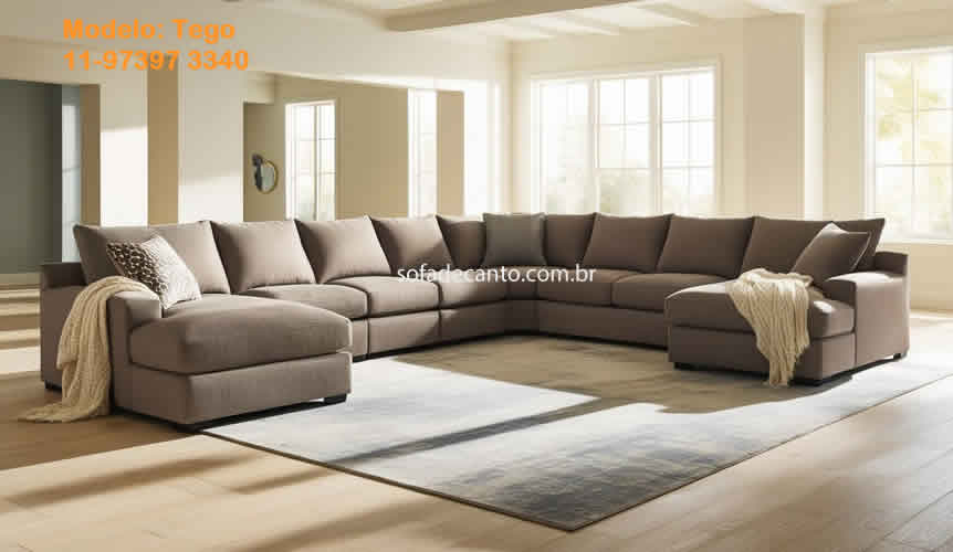 sofá confortável para assistir tv - Lindo e Combinativo